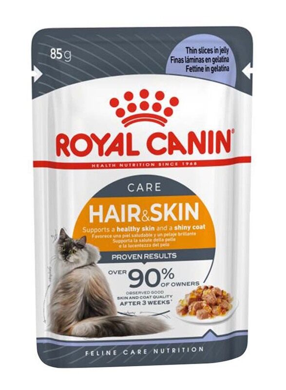 

Royal Canin Feline Care Nutrition Intense Beauty Care Jelly Cat Wet Food, 85g