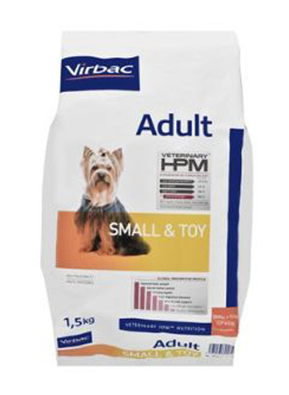

Virbac Adult Small and Toy Breed Dog Dry Food, 1.5 KG