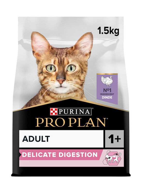 

Purina Pro Plan Delicate Digestion Turkey Cat Dry Food, 1.5 Kg