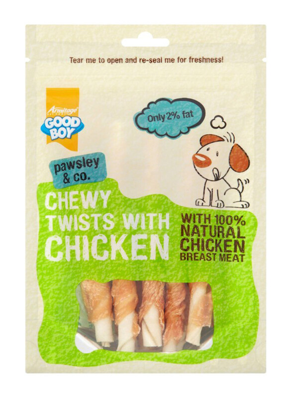 

Armitage Good Boy Chewy Twist with Chicken Dog Dry Food, 90g