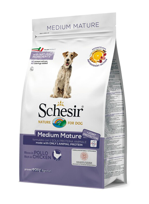 

Schesir Medium Mature with Chicken Dry Medium & Large Senior Dog Food, 12 Kg