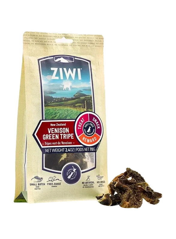 

Ziwi Peak Venison Green Tripe Dog Treat Dry Food, 70g