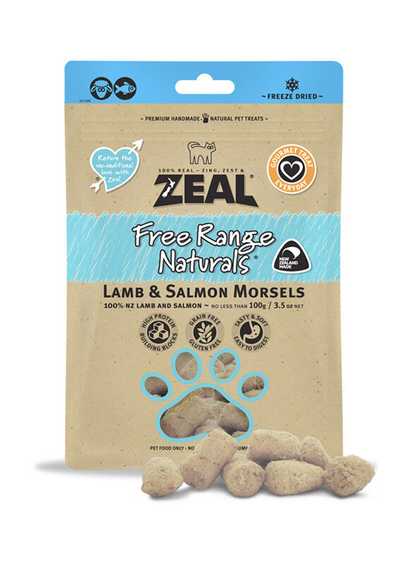 

Zeal Cat Freeze Dried Lamb & Salmon Morsels, 100g
