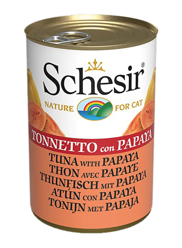 

Schesir Tuna & Papaya Can Wet Cat Food, 140g