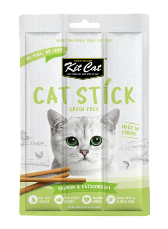 

Kit Cat Salmon & Katsuobushi Stick Cats Wet Food, 15g