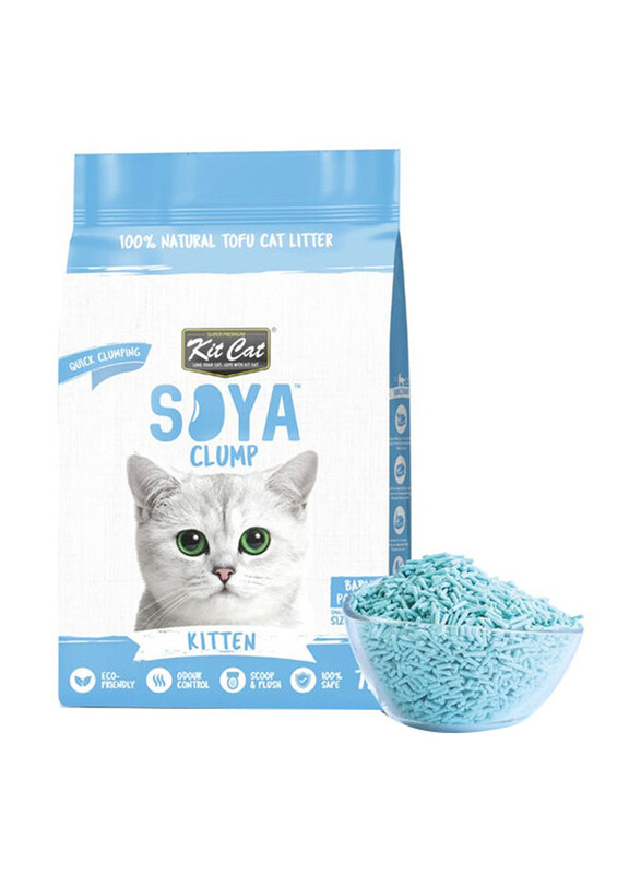 

Kit Cat Soya Clump Baby Powder Kitten Litter, 7L, Blue