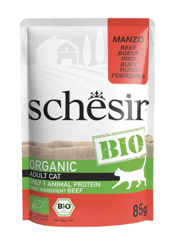 

Schesir Bio Beef Wet Cat Food, 85g