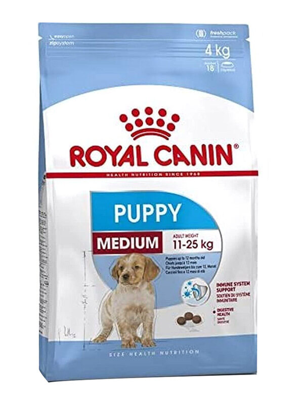 

Royal Canin Size Health Nutrition Medium Puppy Dog Dry Food, 4Kg