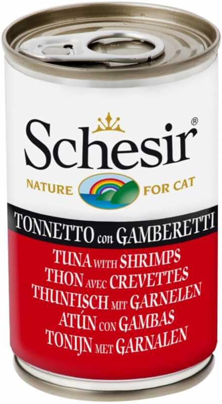 

Schesir Tuna with Shrimps in Jelly Cat Wet Food, 24 x 140g