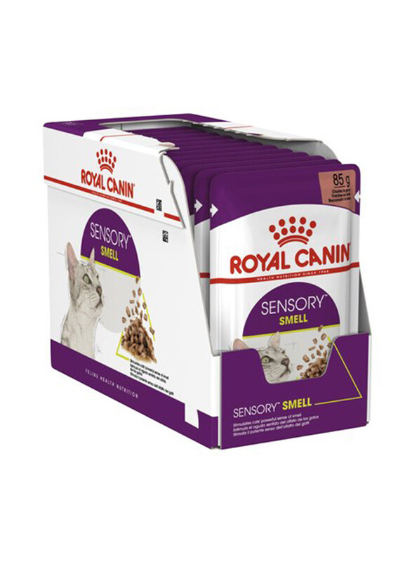 

Royal Canin Sensory Smell Gravy Wet Food for Cats, 12 x 85g