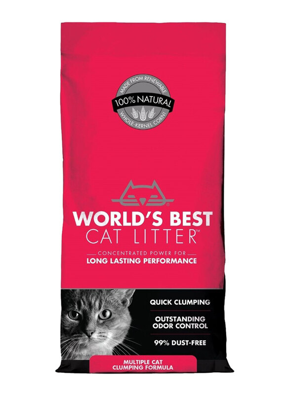 

World's Best Cat Litter Multiple Clumping Formula Long Lasting Performance, 8 Lbs