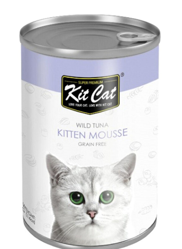 

Kit Cat Kitten Tuna Mousse Cat Wet Food, 400g