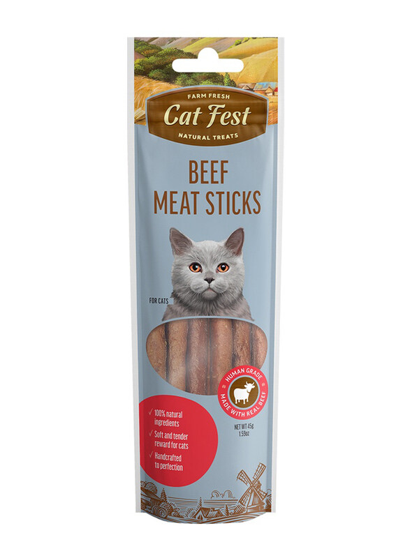 

Cat Fest Stick Beef Meat Cat Dry Food, 45g