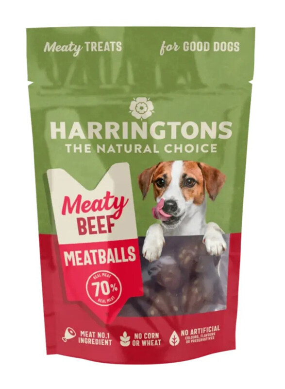 

Harringtons Treat Beef Meatballs Dogs Dry Food, 70g