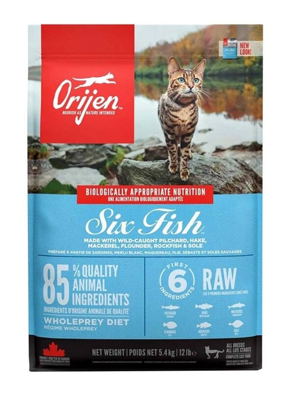 

Orijen Six Fish Cat Dry Food, 5.4 Kg