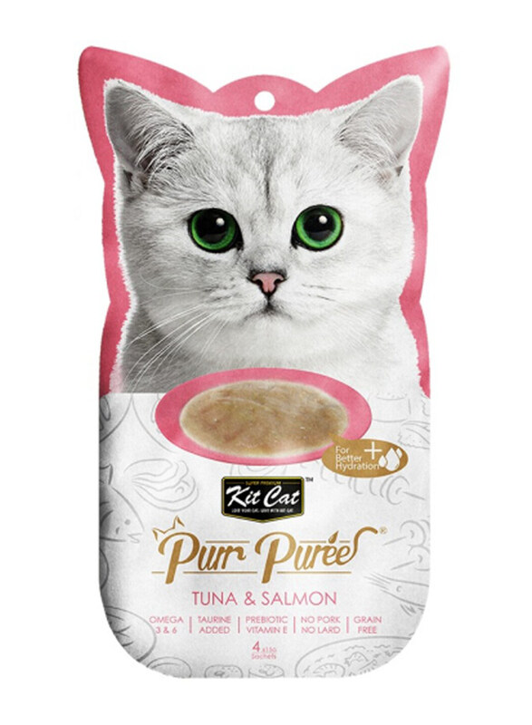 

Kit Cat Purr Puree Tuna & Salmon Cat Wet Food, 60g