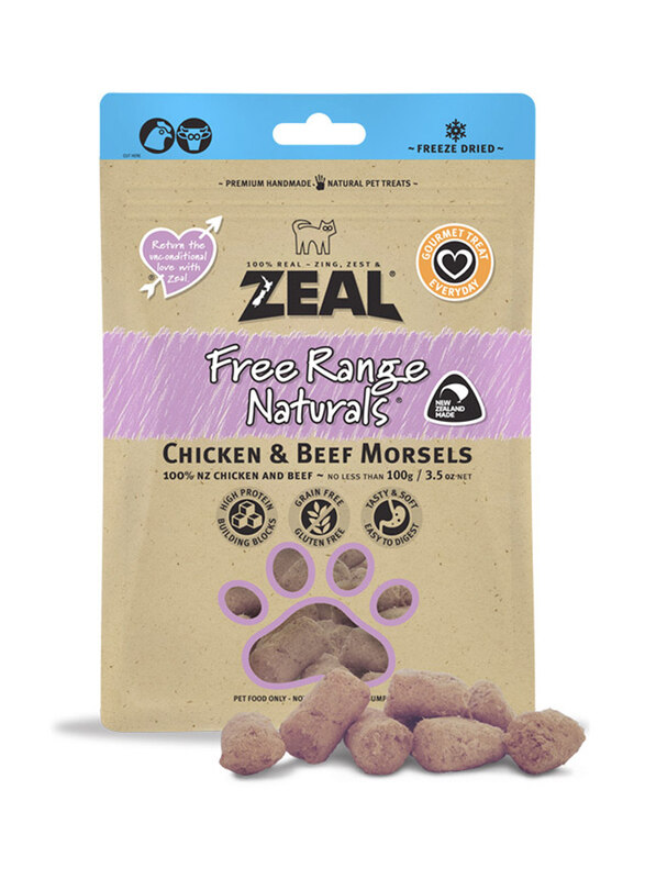 

Zeal Cat Freeze Dried Lamb & Beef Morsels, 100g