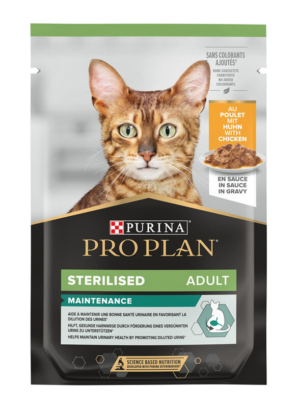 

Purina Pro Plan Sterilised Chicken Gravy Cat Wet Food-Can, 85g