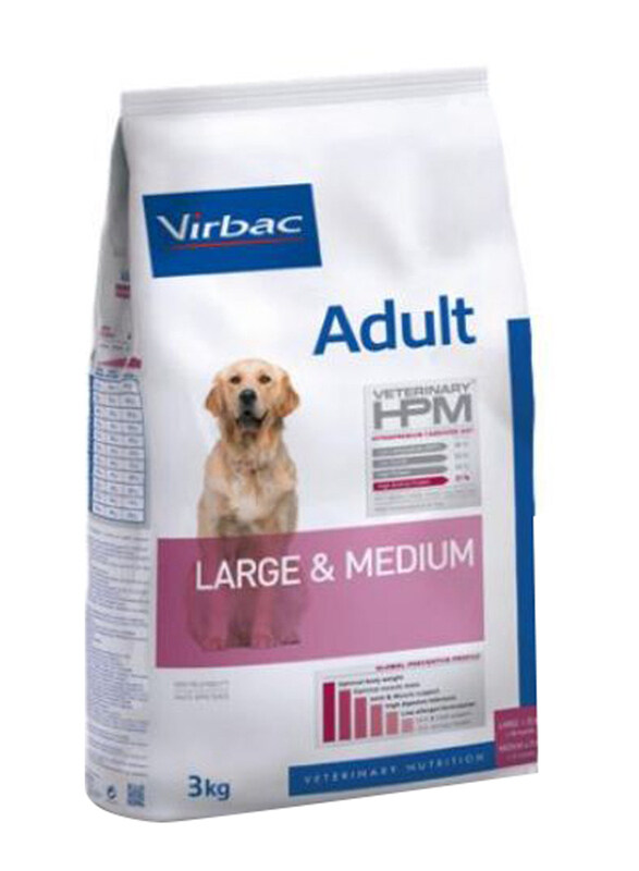 

Virbac HPM Adult Large & Medium Dog Dry Food, 3 KG