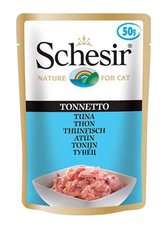 

Schesir Tuna Pouch Wet Cat Food, 50g