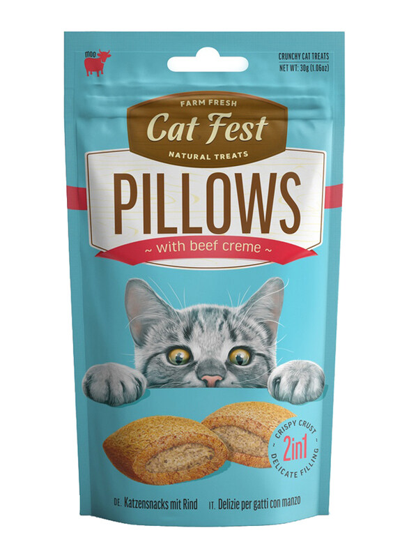 

Cat Fest Pillows Beef Cream Cat Dry Food, 30g