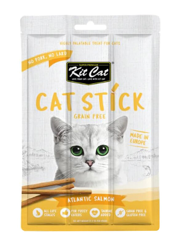 

Kit Cat Atlantic Salmon Stick Cats Wet Food, 15g