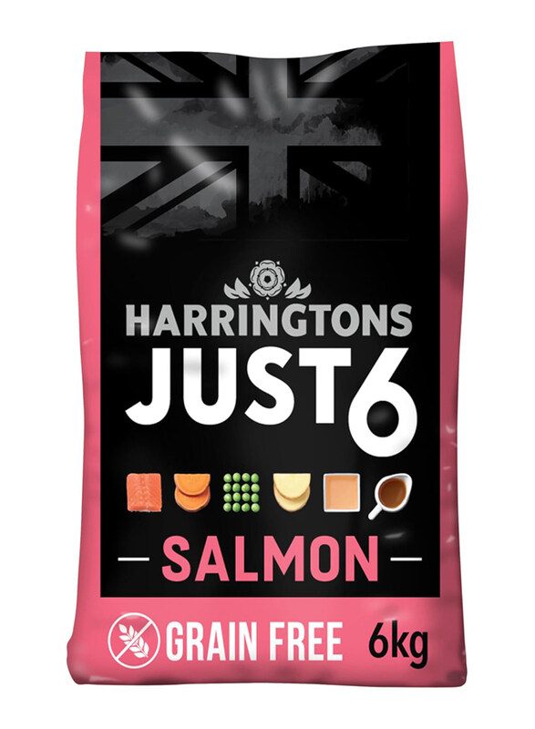 

Harringtons Just 6 Salmon Grain Free Dogs Dry Food, 6 Kg