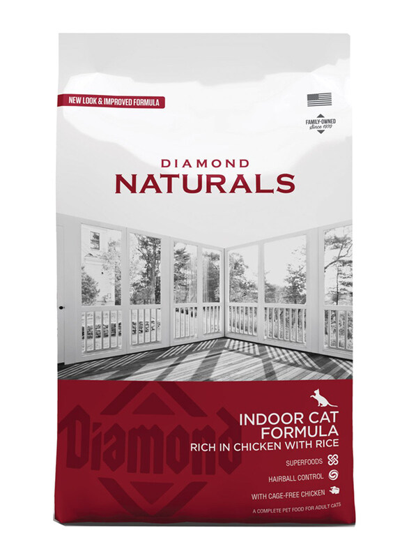 

Diamond Naturals Indoor Chicken & Rice Cat Dry Food, 1 Kg