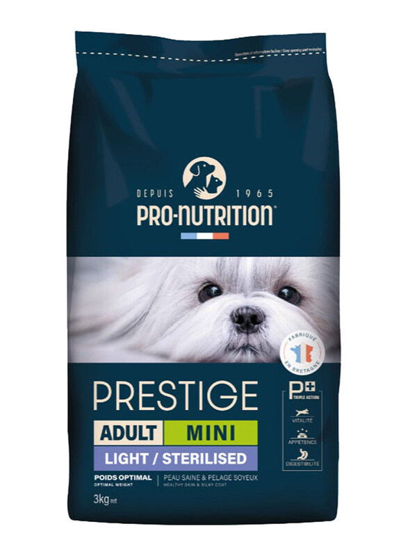 

Pro Nutrition Prestige Sterilised Mini Light Adult Dog Dry Food, 3 Kg
