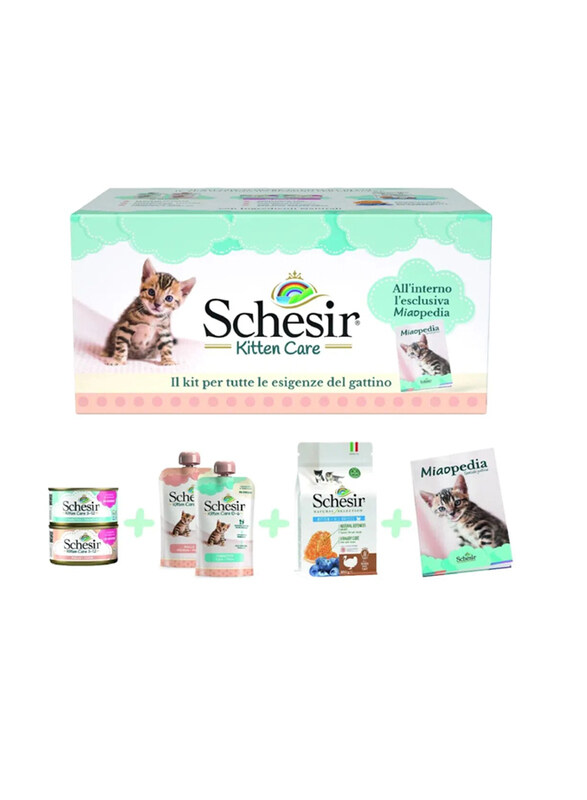 

Schesir Kitten Care Kit Box Dry & Wet Kitten Food, 820g