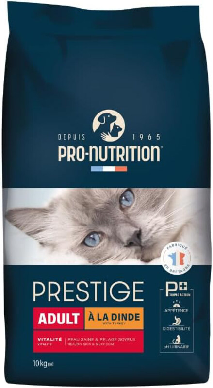

Pro Nutrition Turkey Prestige Adult Cat Dry Food, 10Kg