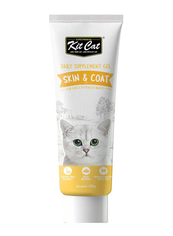 

Kit Cat Skin & Coat Daily Nutritional Supplement Gel for Cats & Kittens, 120g