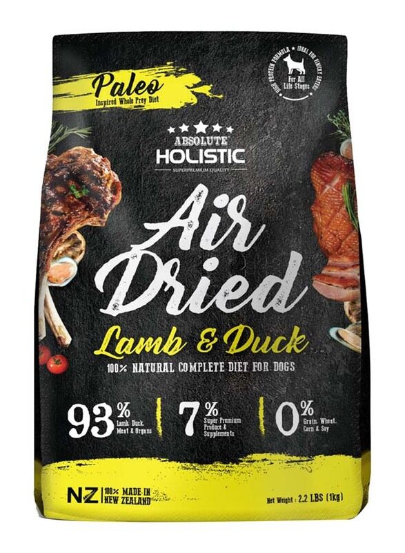 

Absolute Holistic Air Dried Lamb & Duck Dog Food, 1 Kg