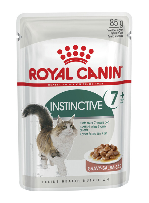 

Royal Canin Instinctive Gravy 7+ Wet Food for Cats, 12 x 85g