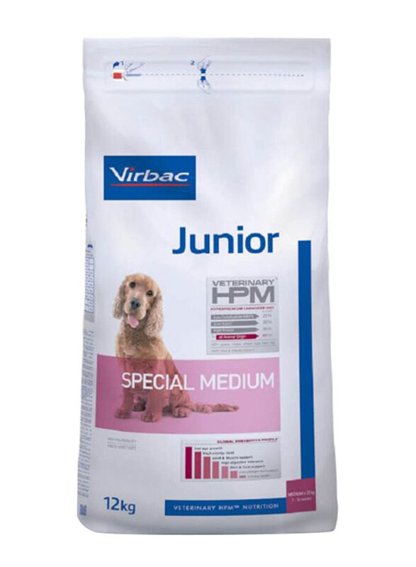 

Virbac Junior Special Medium Dog Dry Food, 12 KG