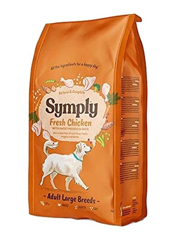 

Symply Fresh Chicken Adult Large Breeds Dry Dog Food, 12 Kg