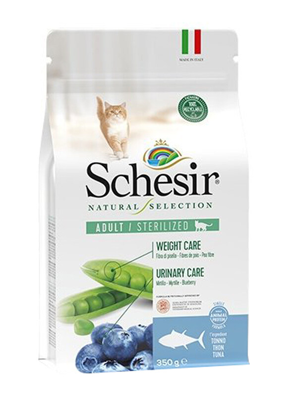 

Schesir Natural Selection Sterilized Tuna Dry Cat Food, 350g