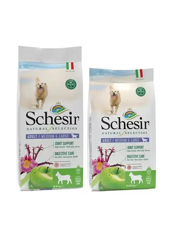 

Schesir Natural Selection Dry Adult/Medium & Large Dog Food with Lamb, 2.24 Kg