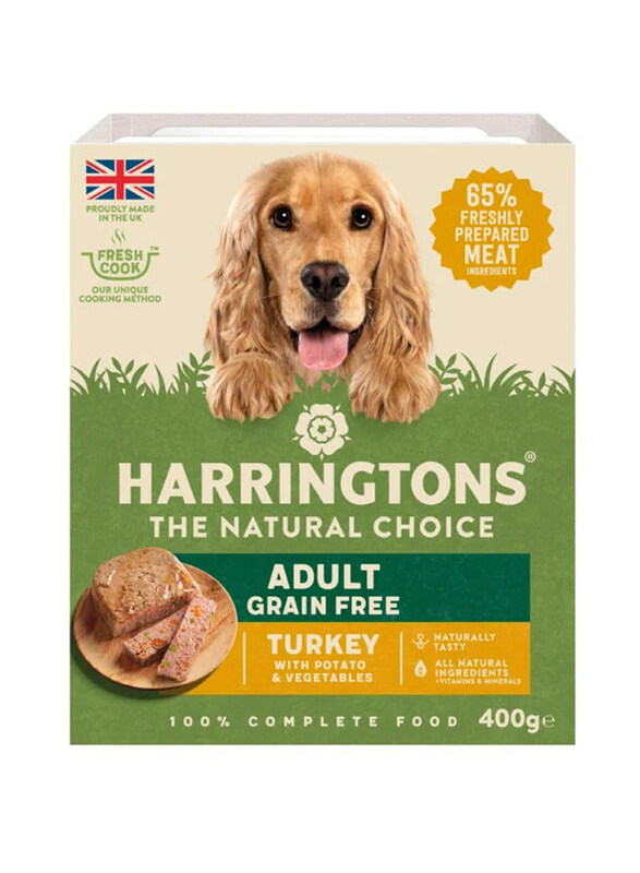

Harringtons Turkey Tray Dogs Wet Food, 400g
