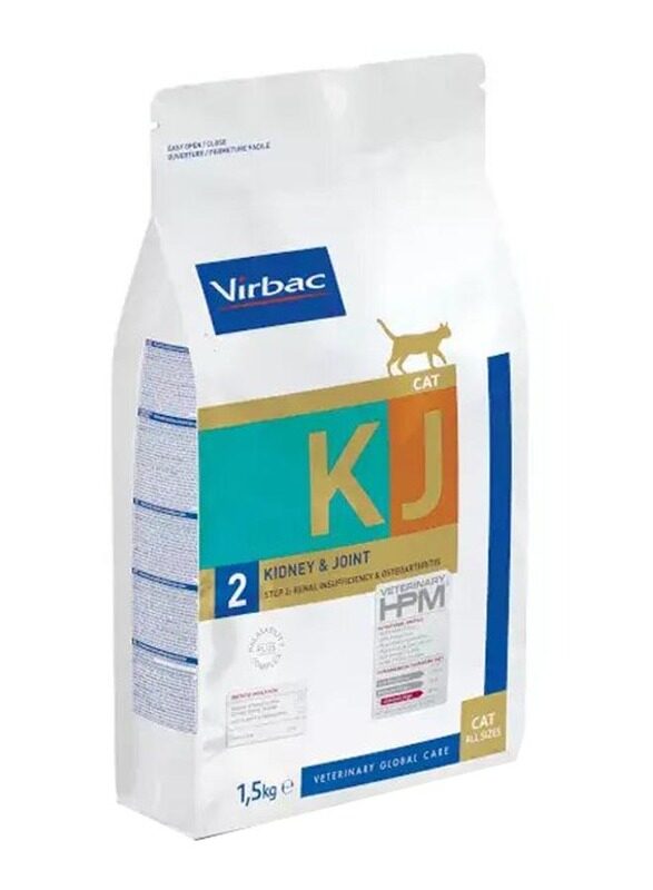 

Virbac Veterinary Diet Kidney & Joint Renal Insufficiency & Osteoarthritis Croquettes Cat Dry Food, 3 Kg