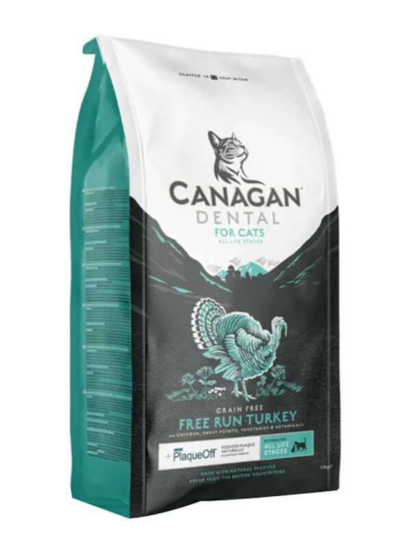 

Canagan Turkey Dental Cat Dry Food, 4 Kg