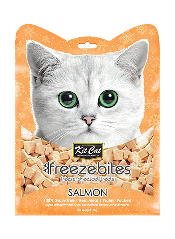 

Kit Cat Freezebites Salmon Cat Dry Food, 15g