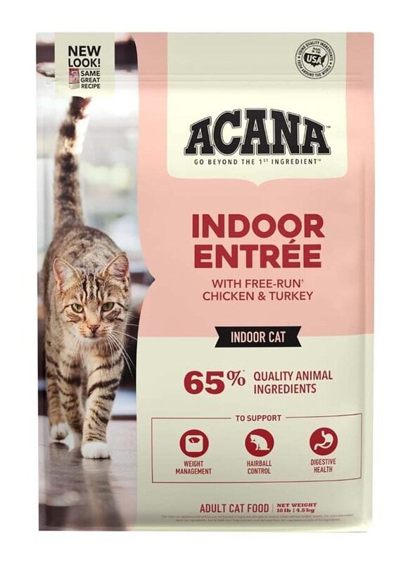 

Acana Indoor Entree Chicken & Turkey Cat Dry Food, 4.5 Kg