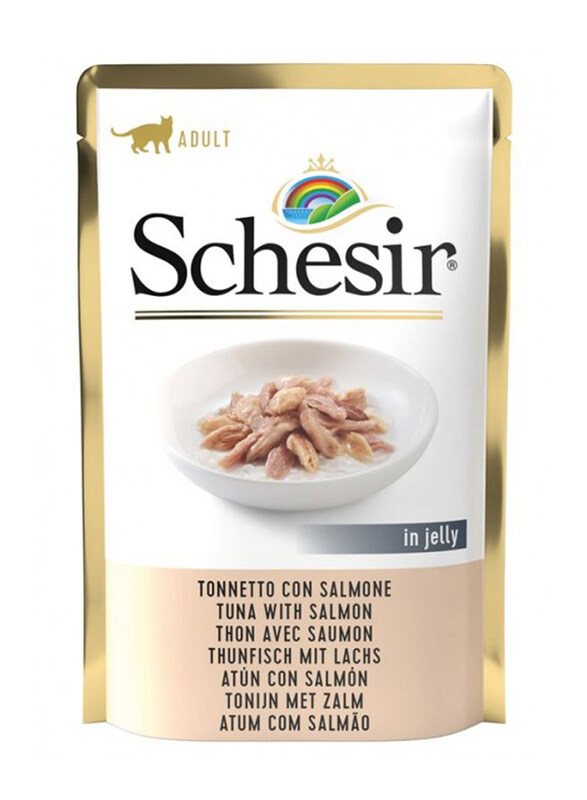 

Schesir Tuna & Salmon Pouch Wet Cat Food, 85g