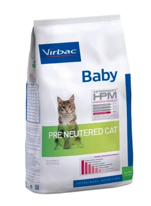 

Virbac Veterinary HPM Baby Pre Neutered Cat Dry Food, 400g