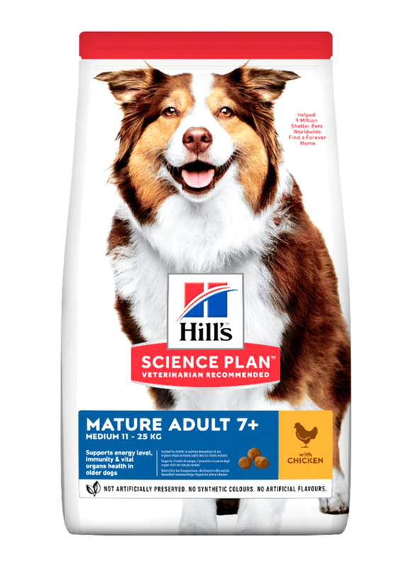 

Hill's Science Plan Medium Mature Adult 7+ with Chicken Dog Dry Food, 14 Kg