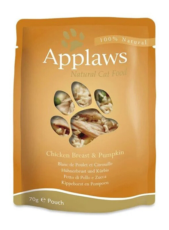 

Applaws Chicken Breast Pumpkin Cat Wet Food Pouch, 70g