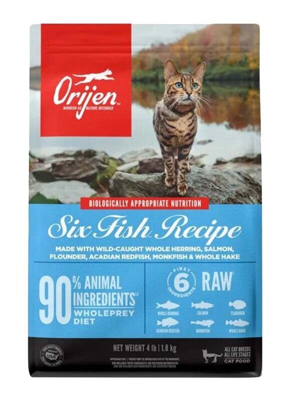 

Orijen Six Fish Cat Dry Food, 1.8 Kg