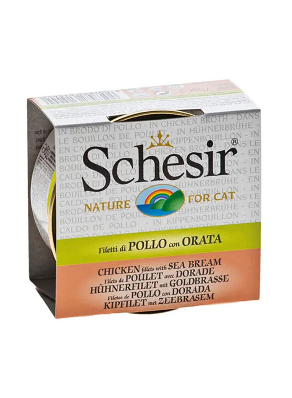 

Schesir Chicken & Shrimps Wet Cat Food, 140g