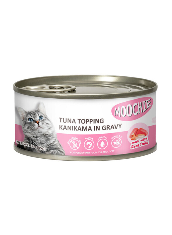 

Moochie Tuna & Calamari Kanikama Cat Wet Food, 85g